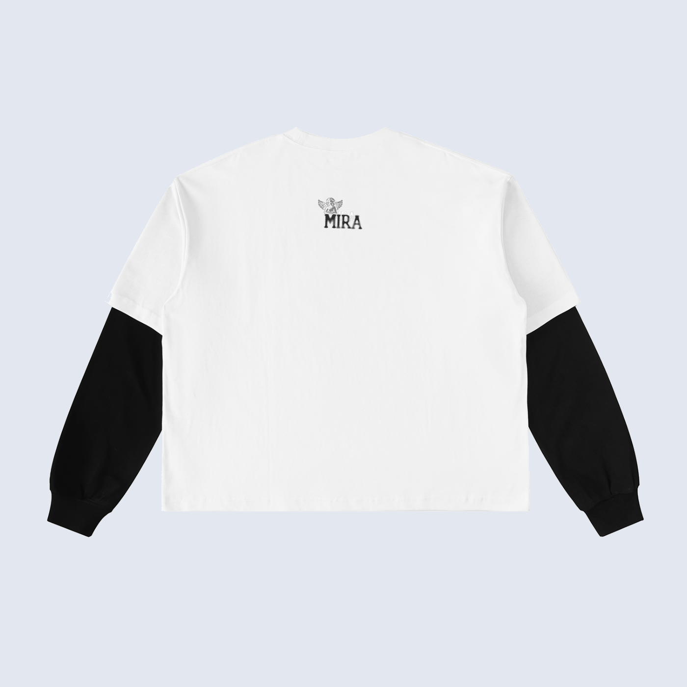 Angel Rhinestone Long Sleeve — White product shot